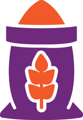 Flour Vector Icon Design Illustration