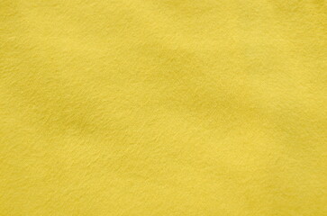 close up of yellow fabric background and texture