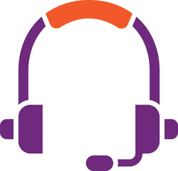 Headphone Vector Icon Design Illustration