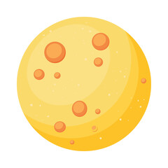 yellow full moon