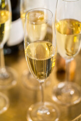 Champagne glasses