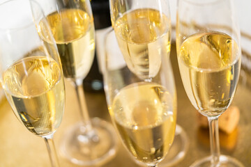 Champagne glasses