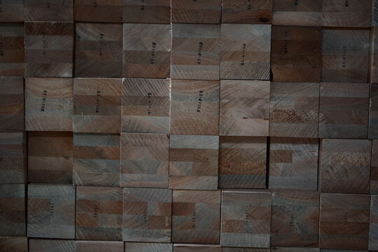 Selected wood for window joinery
