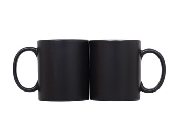 Black tea Cup white background 