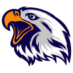 Eagle illustration mascot logo