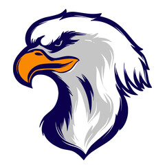 Eagle illustration mascot logo