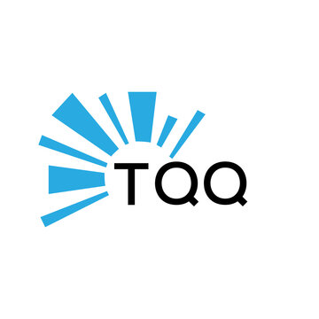TQQ letter logo. TQQ blue image on white background and black letter. TQQ technology  Monogram logo design for entrepreneur and business. TQQ best icon.
