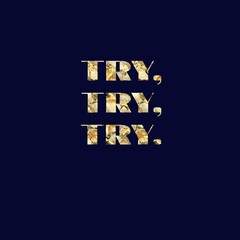 try, motivation words