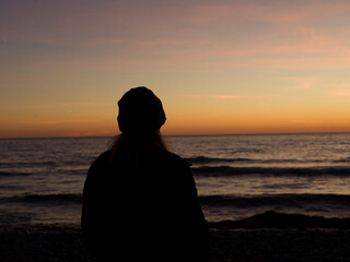 silhouette of a person