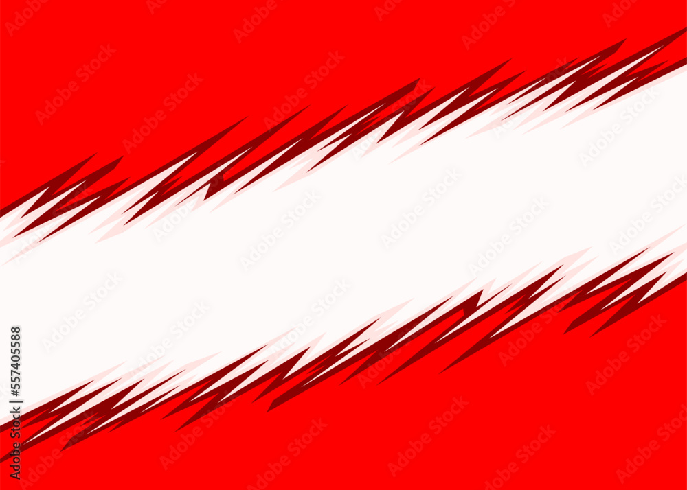 Poster abstract background with diagonal jagged spike pattern and with some copy space area