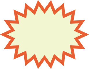 pastel abstract star shape decoration