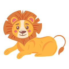 cute lion animal