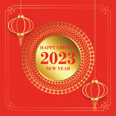 Naklejka premium Chinese new year 2023.