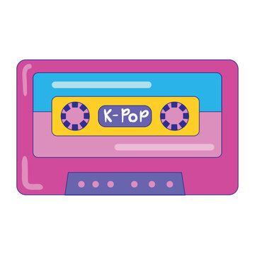 Pink Cassette K-pop Style