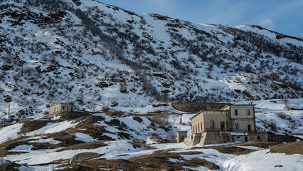 Small old hotel on the border in between North Italy and France