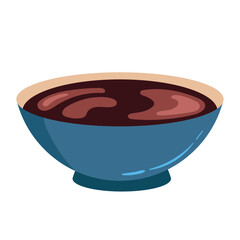 sauce soy in bowl