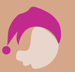 
abstract santa claus