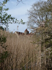 Vue depuis le parc de Coindre Hall - Huntington (Long Island, New York)