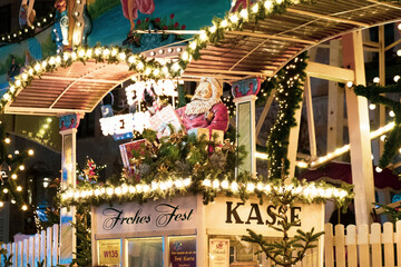The Old City of Bremen during the holidays season, Christmas market in Bremen, Die Sögestrasse,...