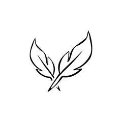 Falling feathers icon 