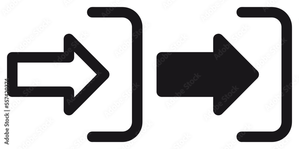 Poster ofvs291 outlinefilledvectorsign ofvs - login vector icon . access - button . isolated transparent . 