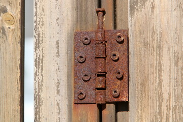 Texture of old and rusty iron.