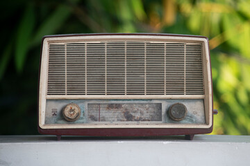 Fototapeta premium Retro Rusted Radio