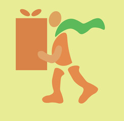 person with a gift