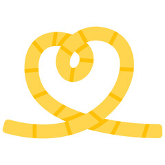 rope flat icon
