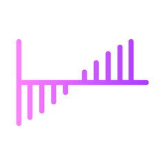 bar gradient icon