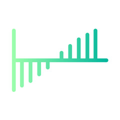 bar gradient icon