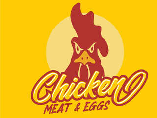 rustic fire chicken logo, hen flame hot symbol vector icon illustration, modern gradient logo , fast food restaurant app icon