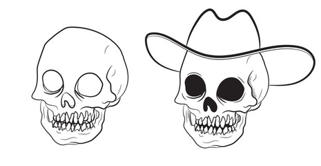 Cowboy Skull