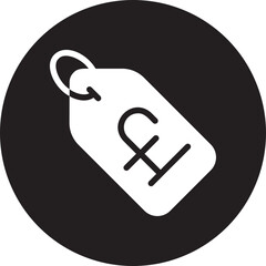 price tag glyph icon