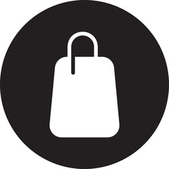 shopping bag glyph icon