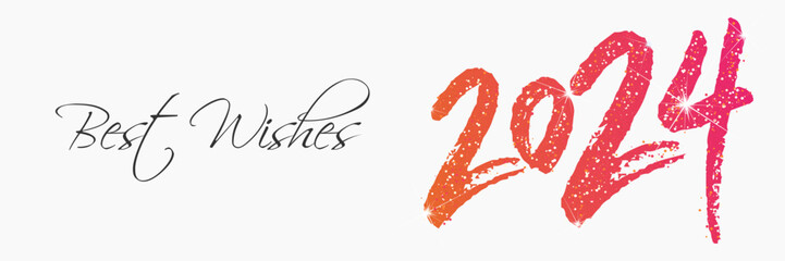 2024 - happy new year - best wishes 2024 background