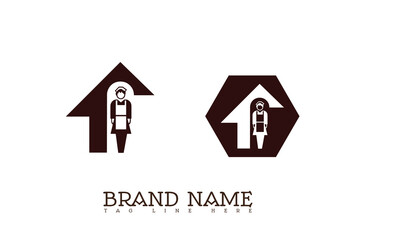 background, icon, vector, woman, logo, design, people, isolated, vintage, art, house, illustration, home, girl, label, white, retro, black, work, brush, cute, graphic, sign, cleaning, young, beautiful