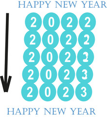 From two thousand twenty-two to two thousand twenty-three