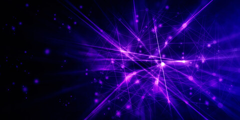 2d illustration Abstract futuristic electronic circuit technology background