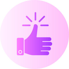 like gradient icon