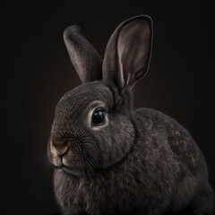 Fototapeta na wymiar Portrait of a Bunny Rabbit
