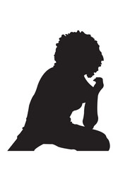 silhouette of a person