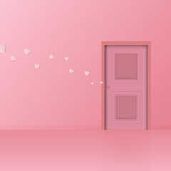door designs and hearts