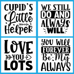 Valentine Svg Bundle T shirt design Vector File