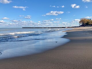 sandy beach - Lake Michigan, IL