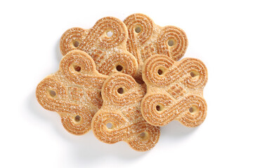 Sugary biscuit cookies