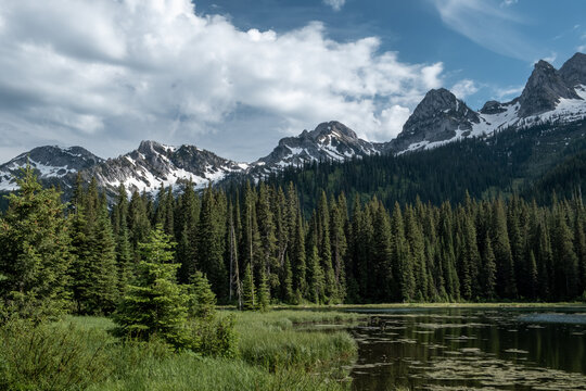 Hiking around Fernie up to the Island lake