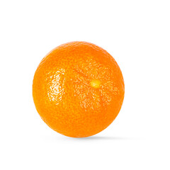 Mandarin or clementine isolated on white background