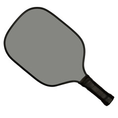 Pickleball Paddle for playing pickleball isolated on a transparent background. - 557452332