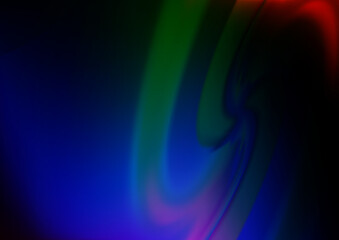 Dark Multicolor, Rainbow vector background with lamp shapes.